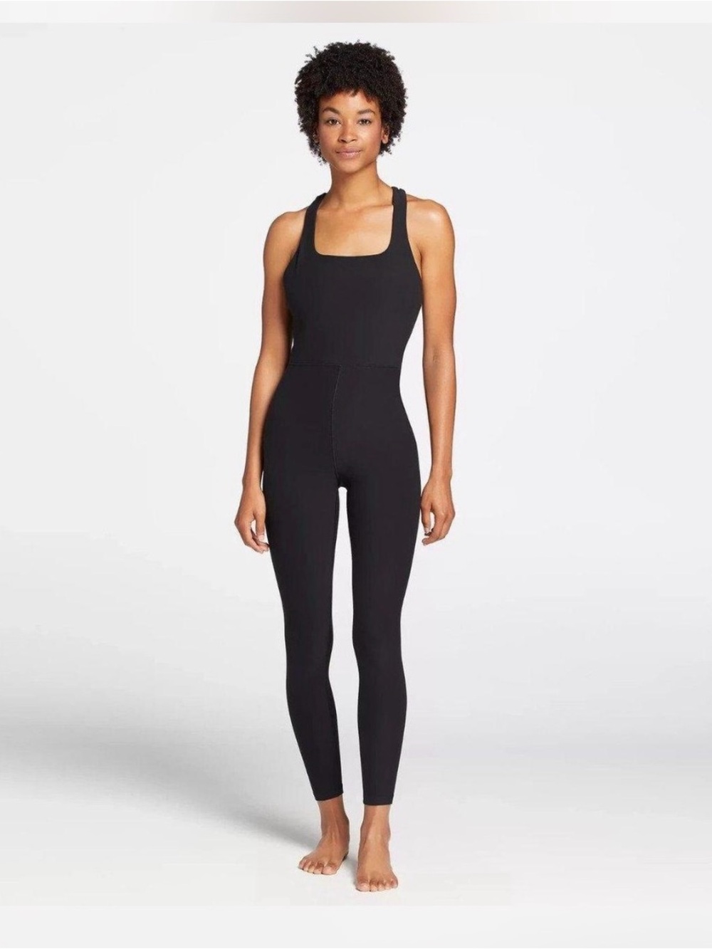 CALIA by Carrie Underwood lustrelux Black Sculpting Jumpsuit